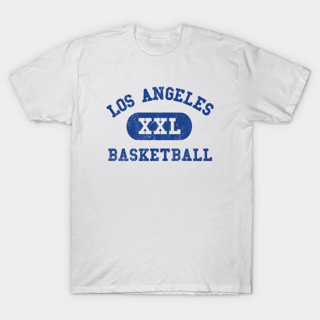 Los Angeles Basketball V T-Shirt by sportlocalshirts